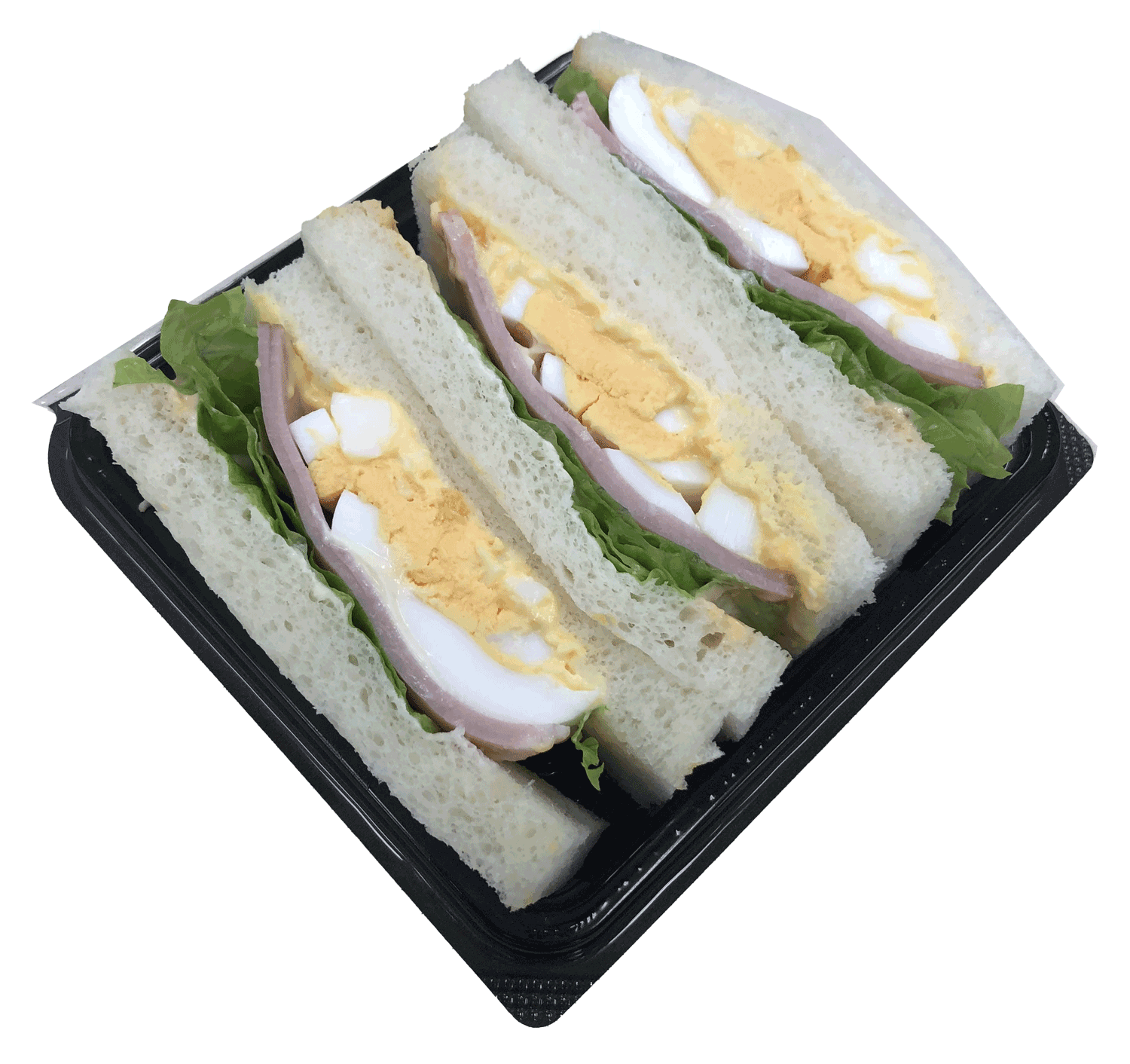 たまごとロースハムのサンドイッチ