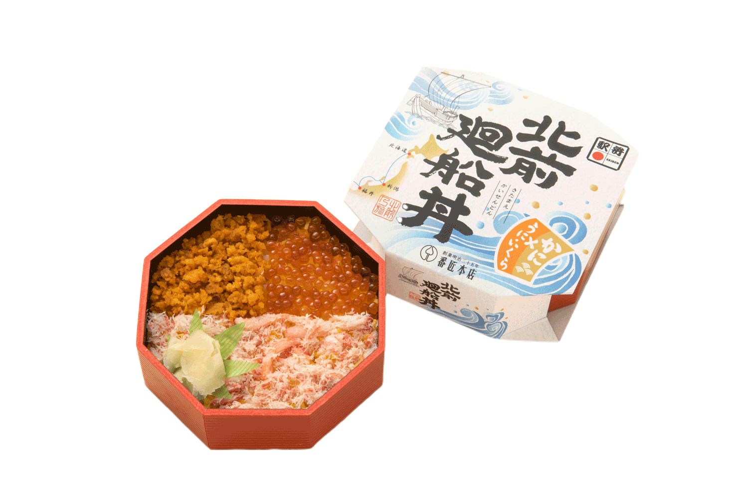 北前廻船丼かに・いくら・うに