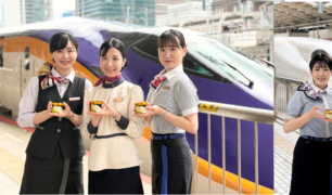 JRグループのアテンダントと新幹線パーサーによる共同企画<br>列車旅を彩るオリジナルアイスクリーム第４弾は「山形県産ラ・フランス」